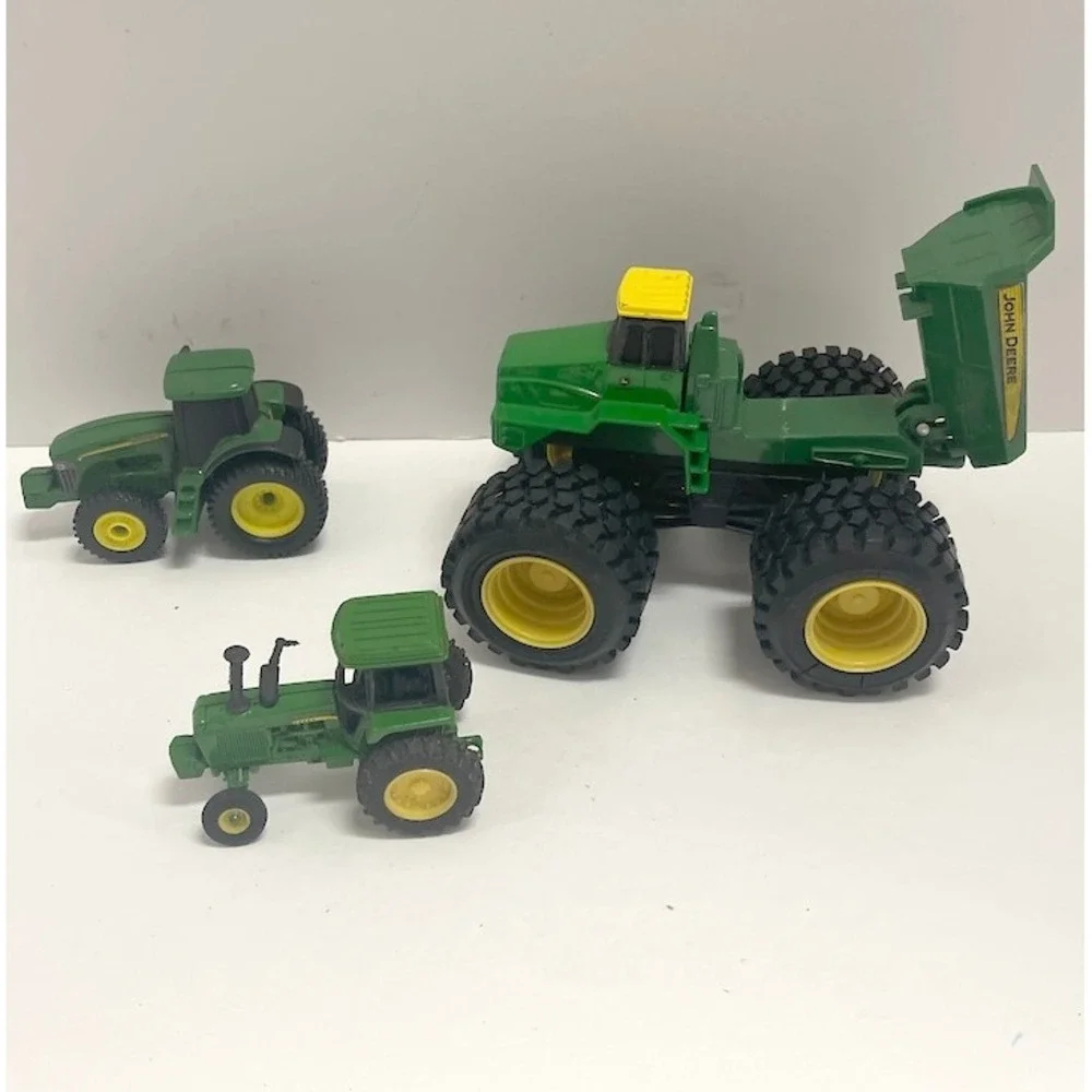 3‎ John Deere Tractor Lot Die Cast & Plastic Vintage to Modern
